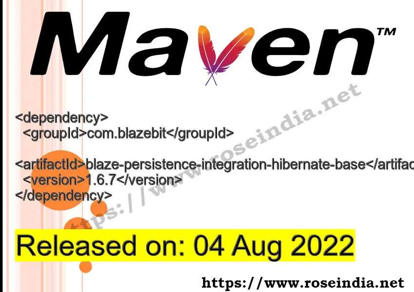 Maven Dependency release