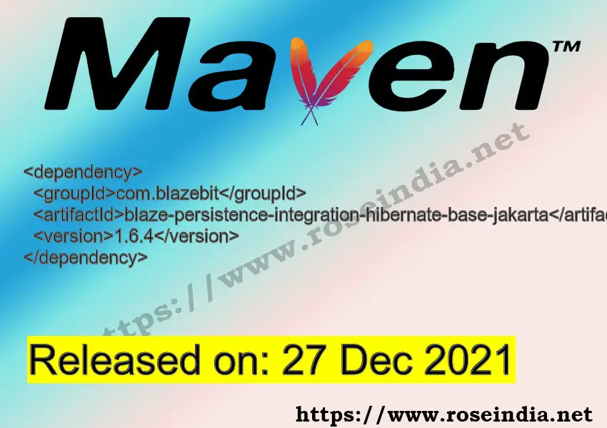 Maven Dependency release