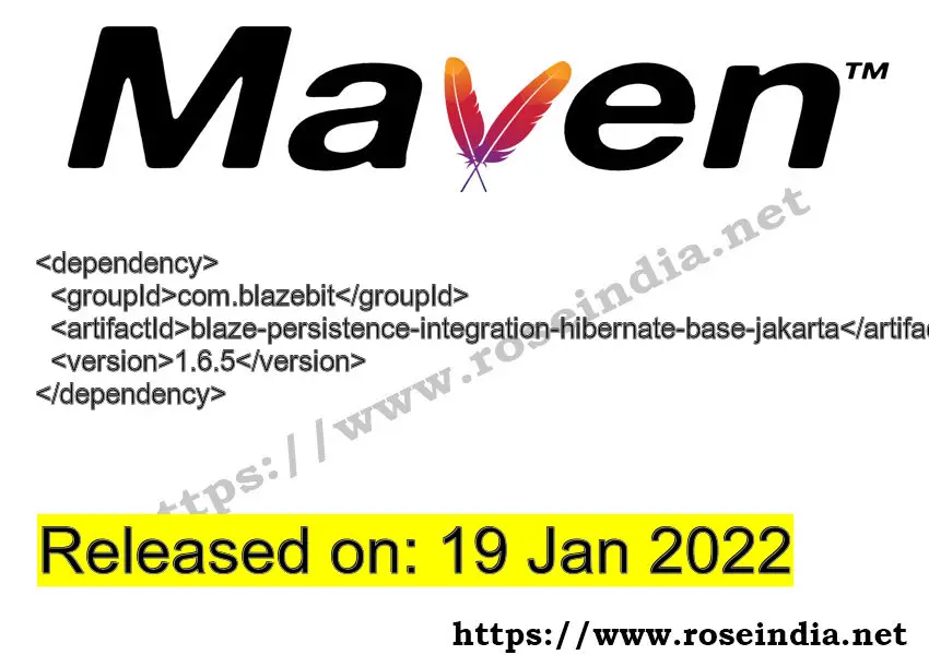 Maven Dependency release