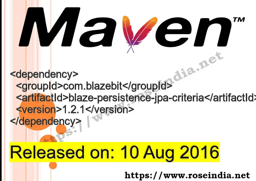 Maven Dependency release