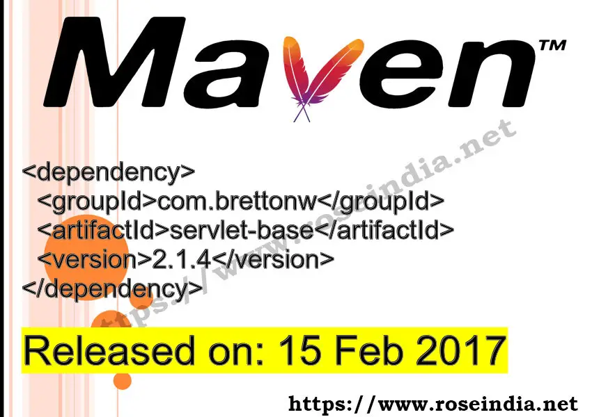 Maven Dependency release