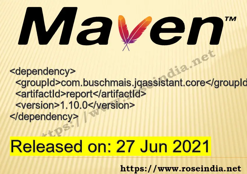 Maven Dependency release