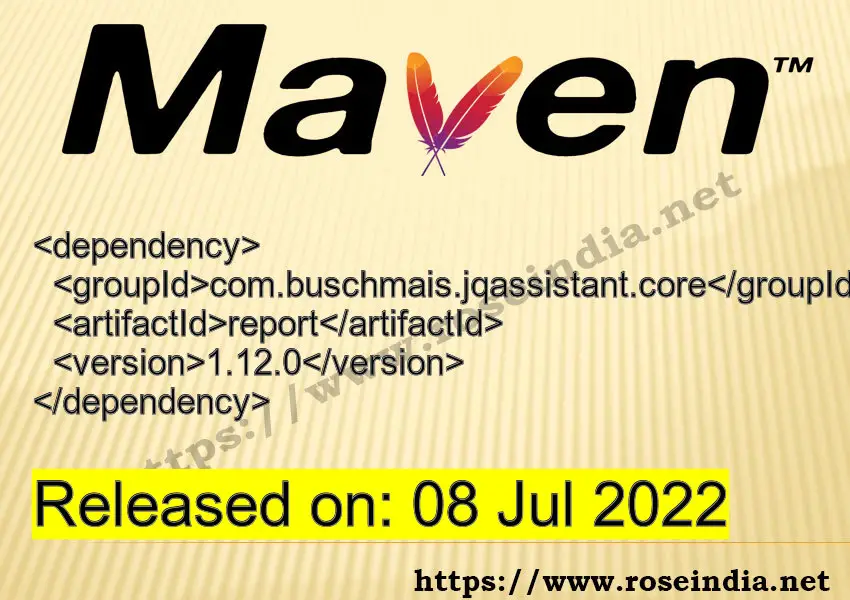 Maven Dependency release