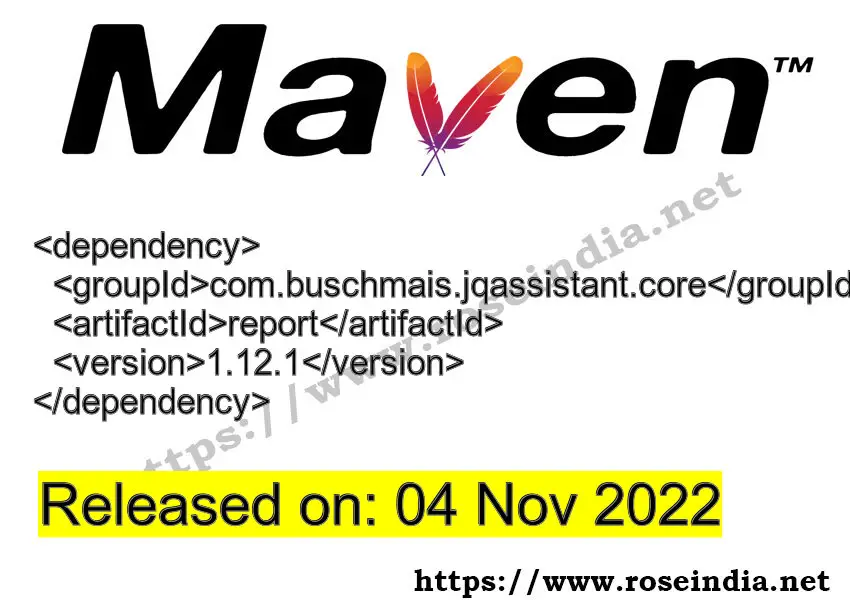 Maven Dependency release