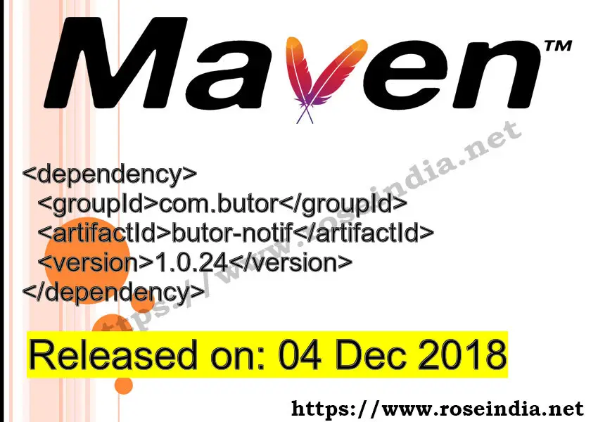 Maven Dependency release