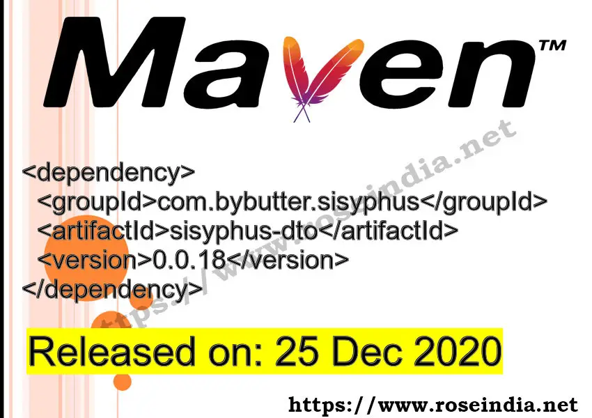 Maven Dependency release