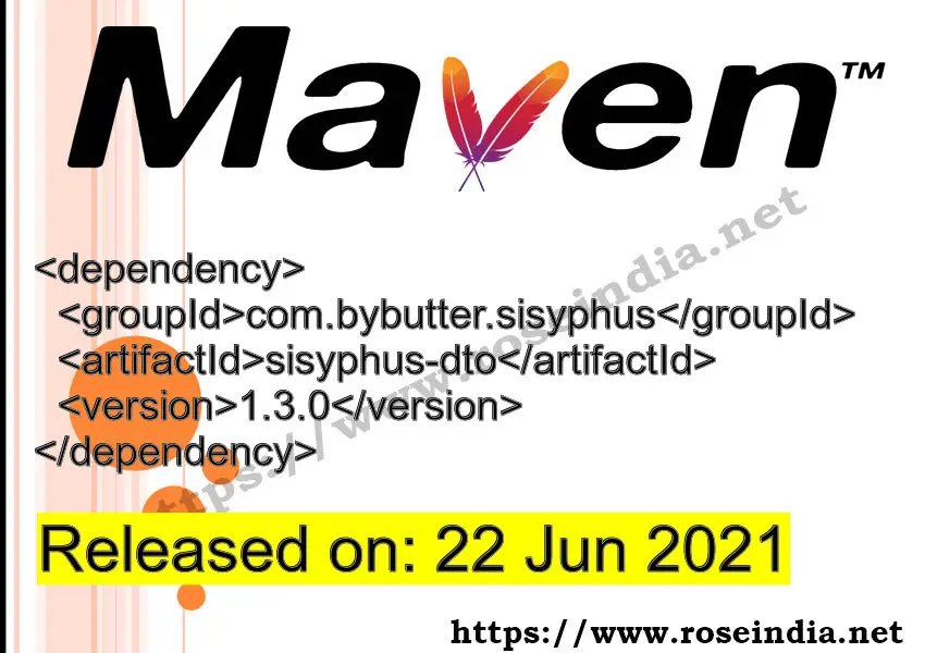 Maven Dependency release