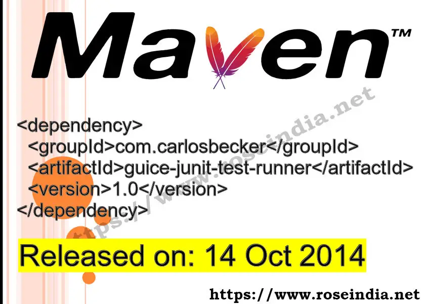 Maven Dependency release