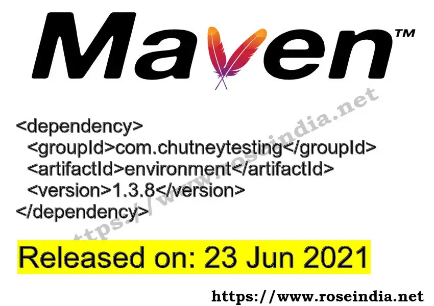 Maven Dependency release