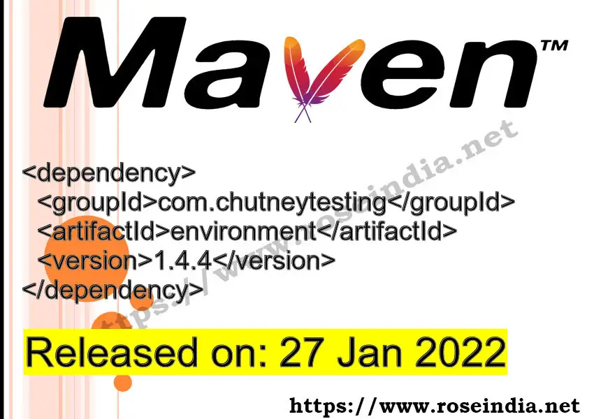 Maven Dependency release