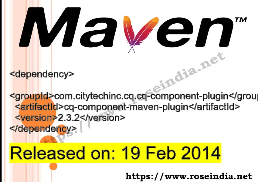 Maven Dependency release