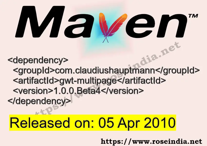 Maven Dependency release