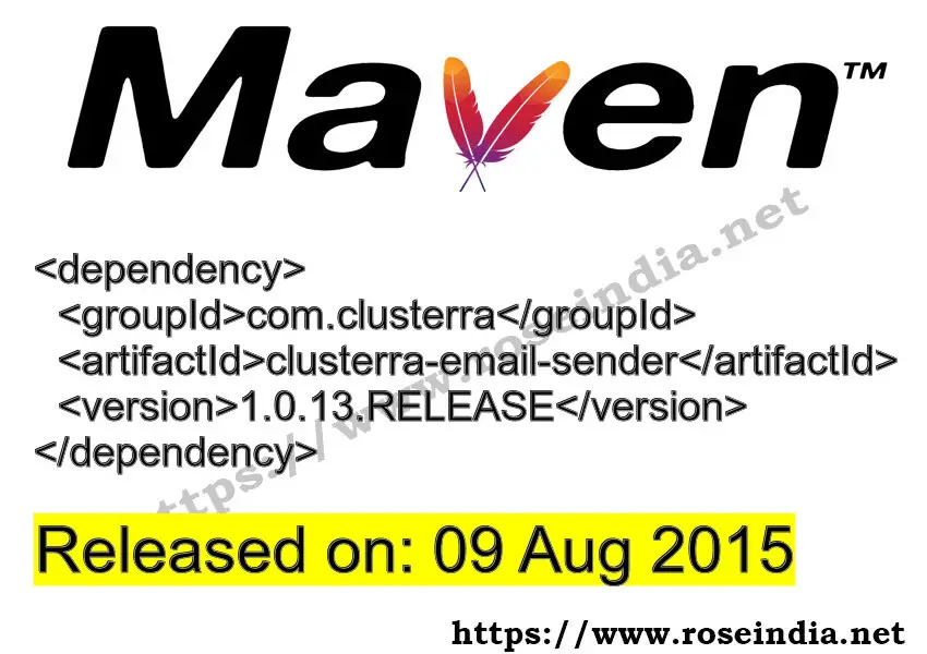 Maven Dependency release