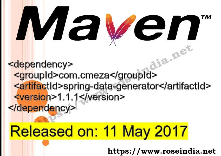 Maven Dependency release