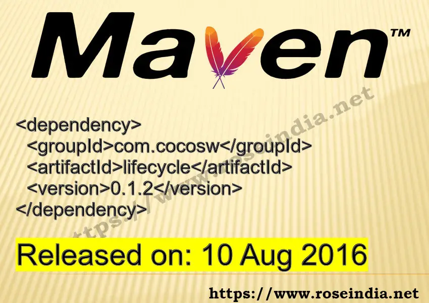 Maven Dependency release