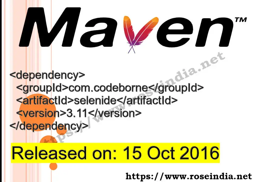 Maven Dependency release