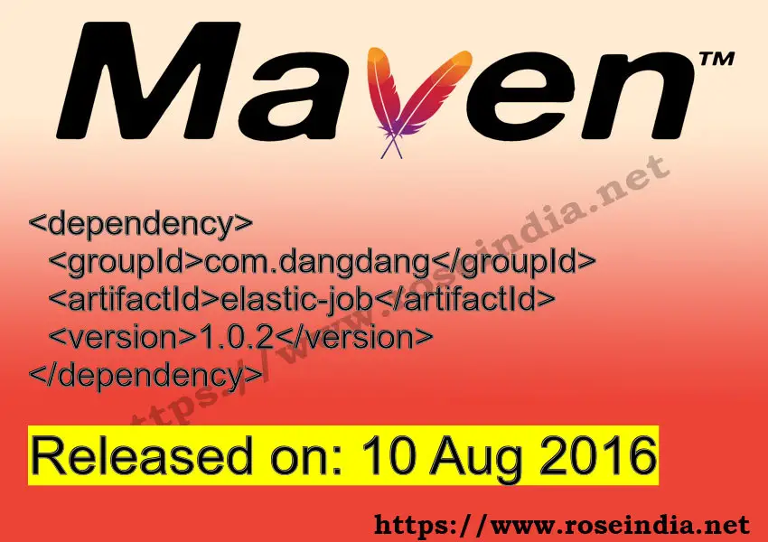 Maven Dependency release