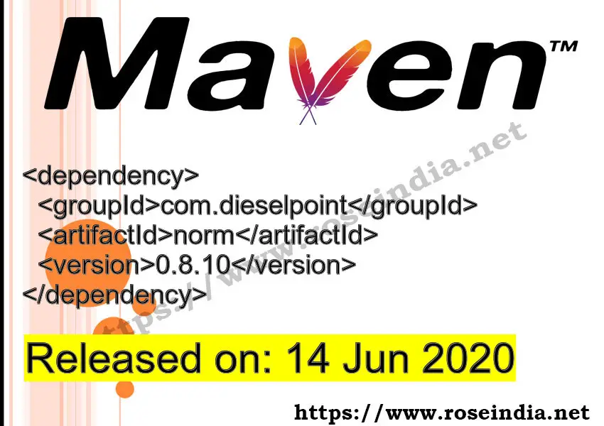 Maven Dependency release