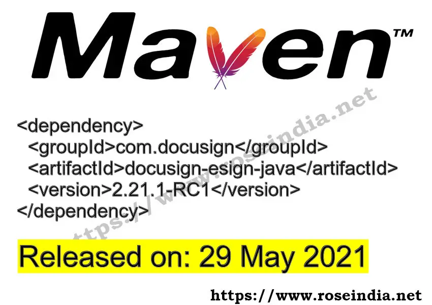 Maven Dependency release