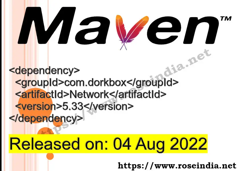 Maven Dependency release