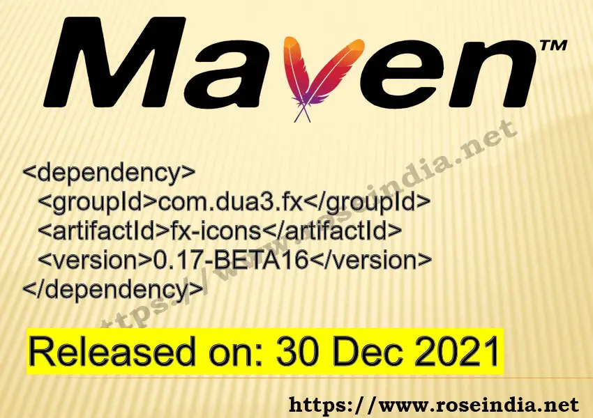 Maven Dependency release