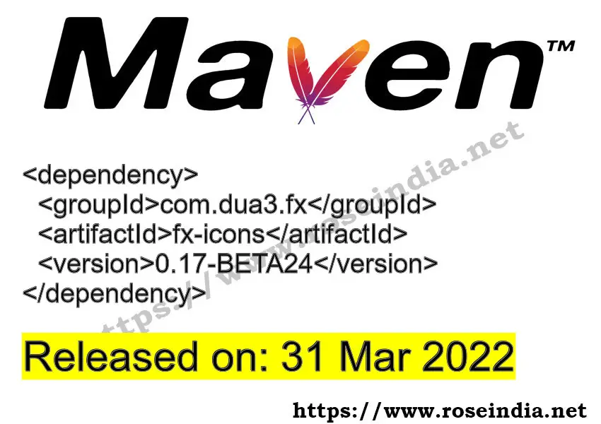 Maven Dependency release