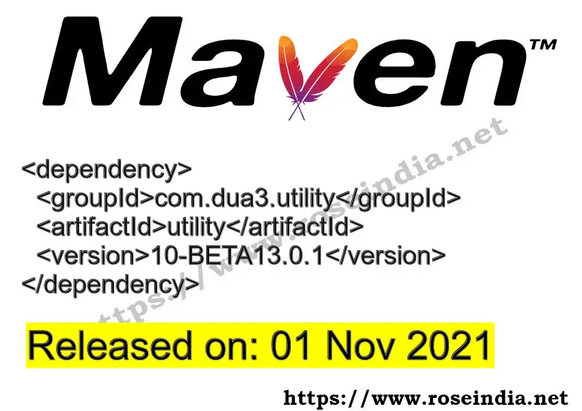 Maven Dependency release