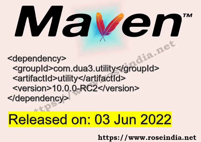 Maven Dependency release