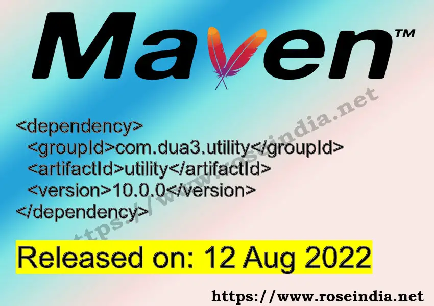 Maven Dependency release