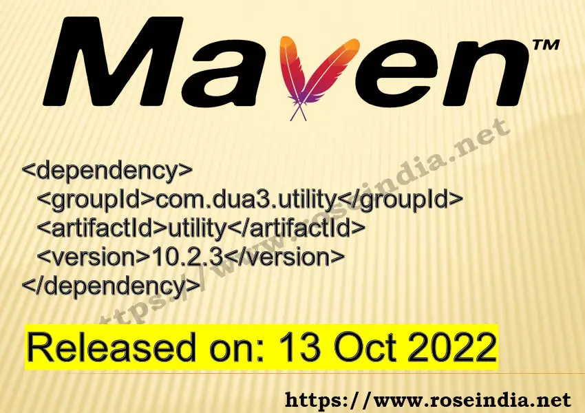 Maven Dependency release