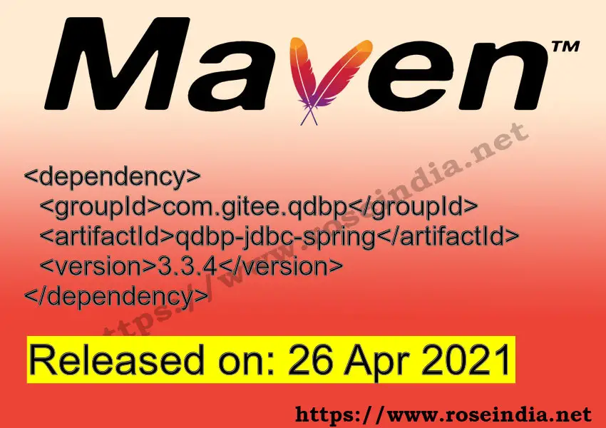 Maven Dependency release