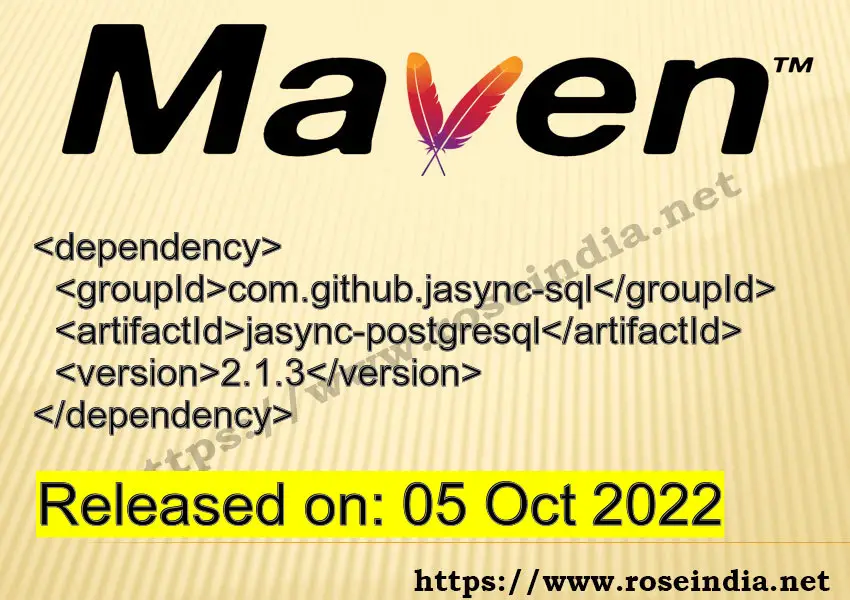 Maven Dependency release