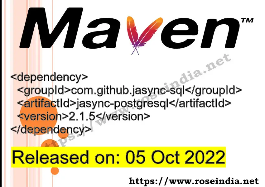 Maven Dependency release