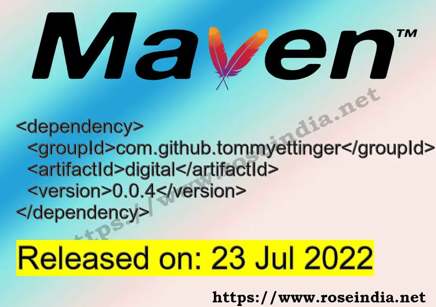 Maven Dependency release