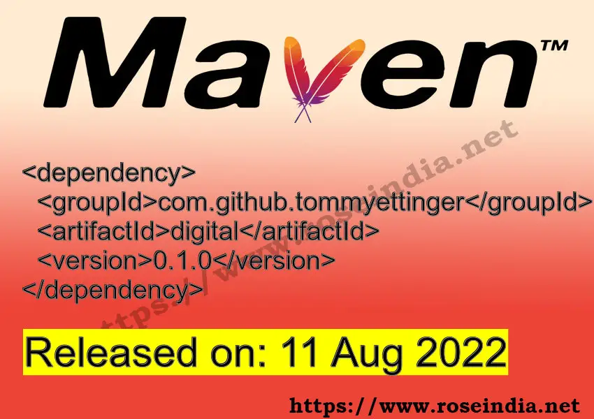 Maven Dependency release