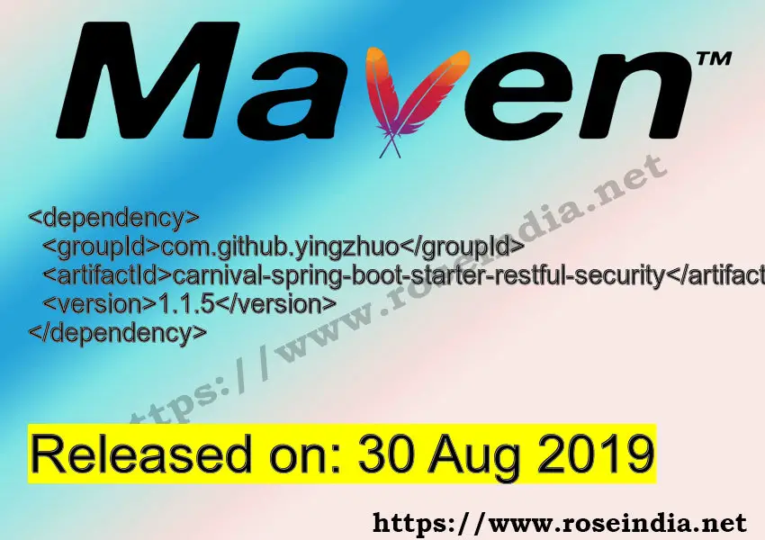 Maven Dependency release