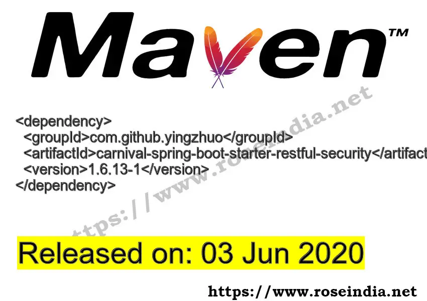 Maven Dependency release