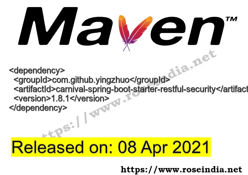 Maven Dependency release