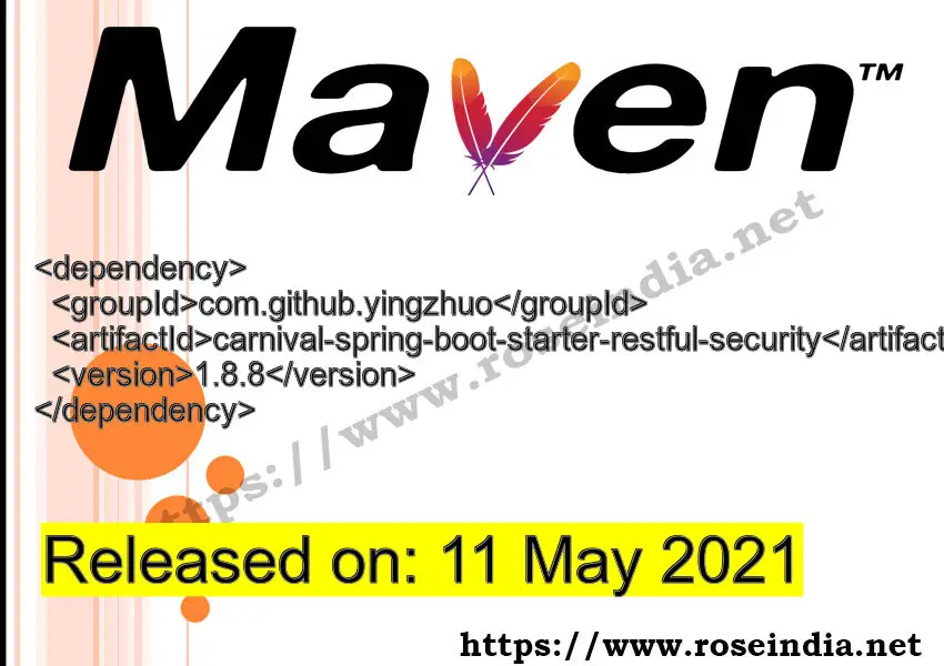 Maven Dependency release