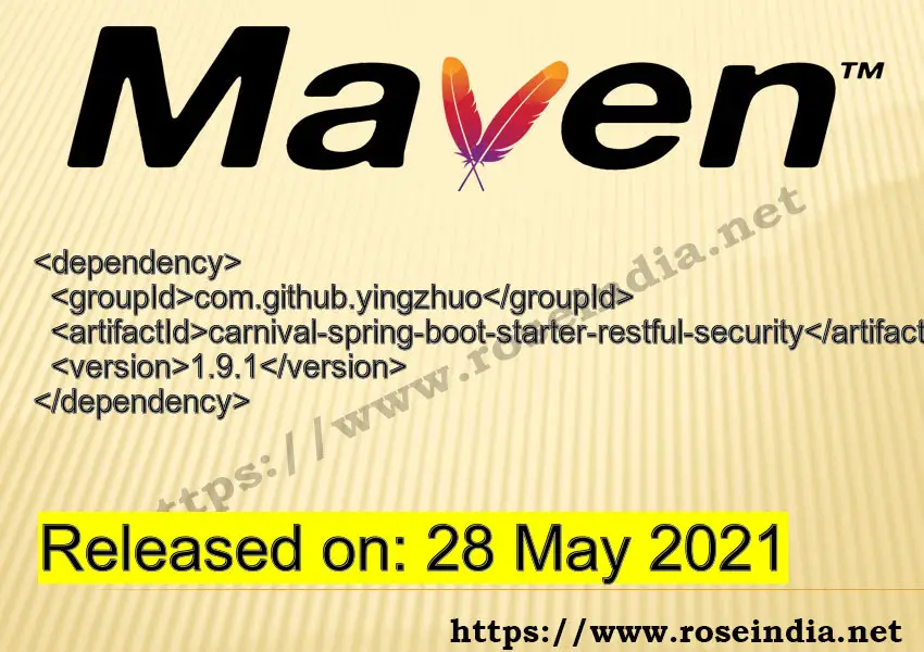 Maven Dependency release