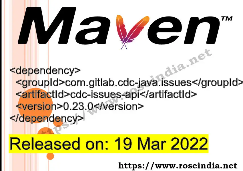 Maven Dependency release