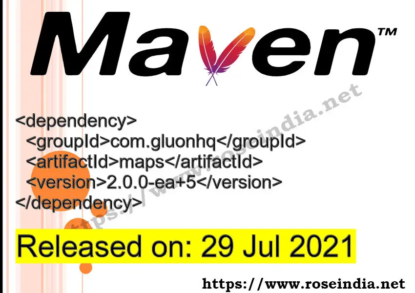 Maven Dependency release