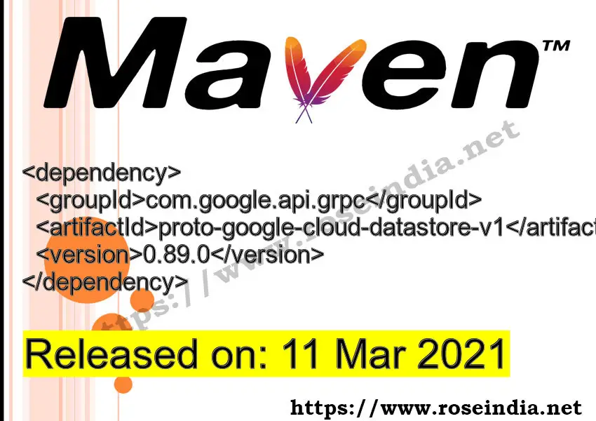 Maven Dependency release