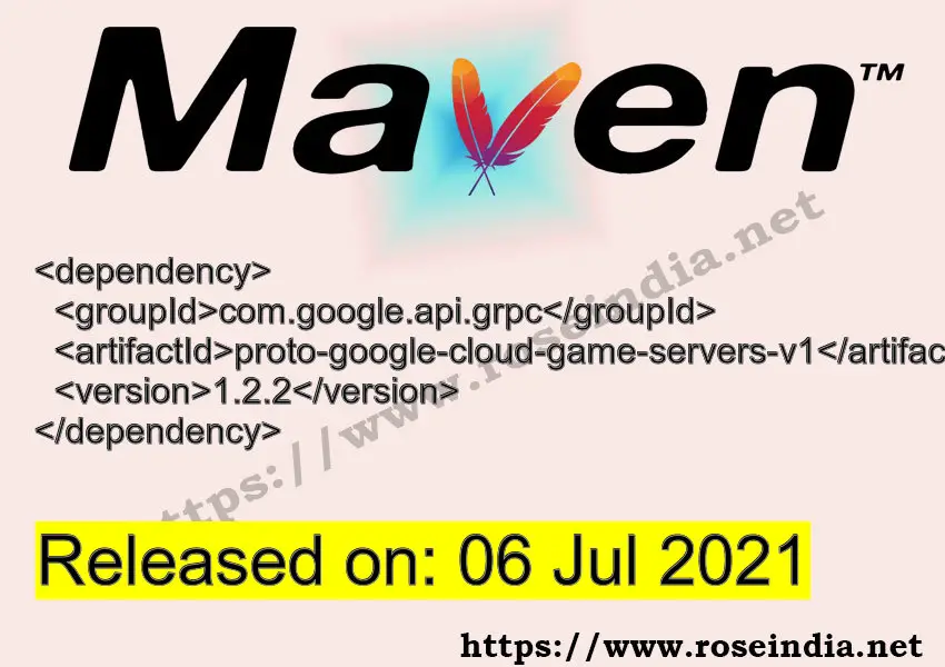 Maven Dependency release