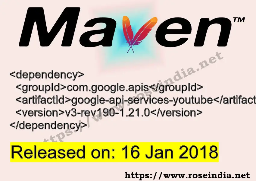 Maven Dependency release