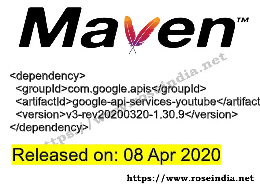 Maven Dependency release