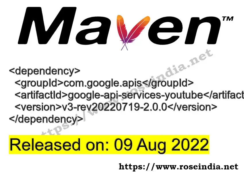 Maven Dependency release