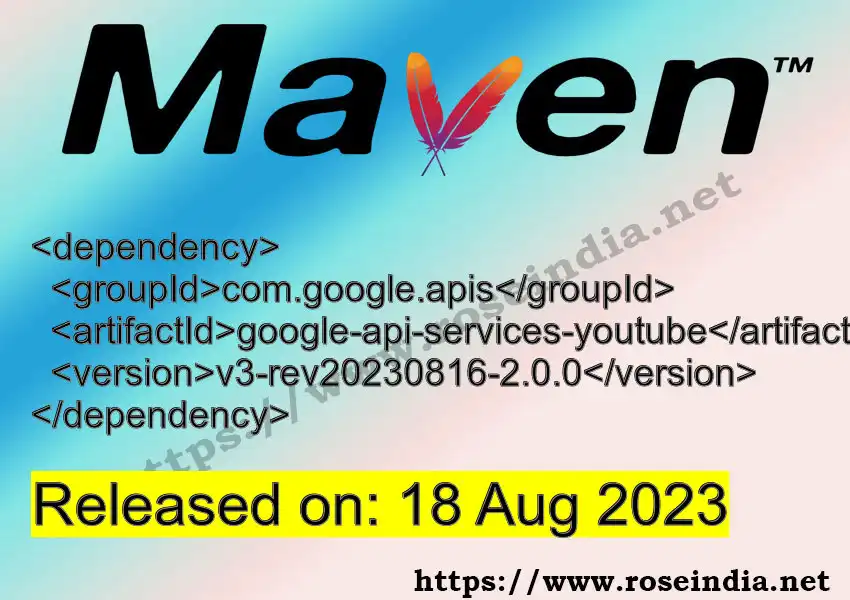 Maven dependency for  GROUP_ID - ARTIFACT_ID version VERSION_ID is released. Learn to use  ARTIFACT_ID version VERSION_ID in Maven based Java projects