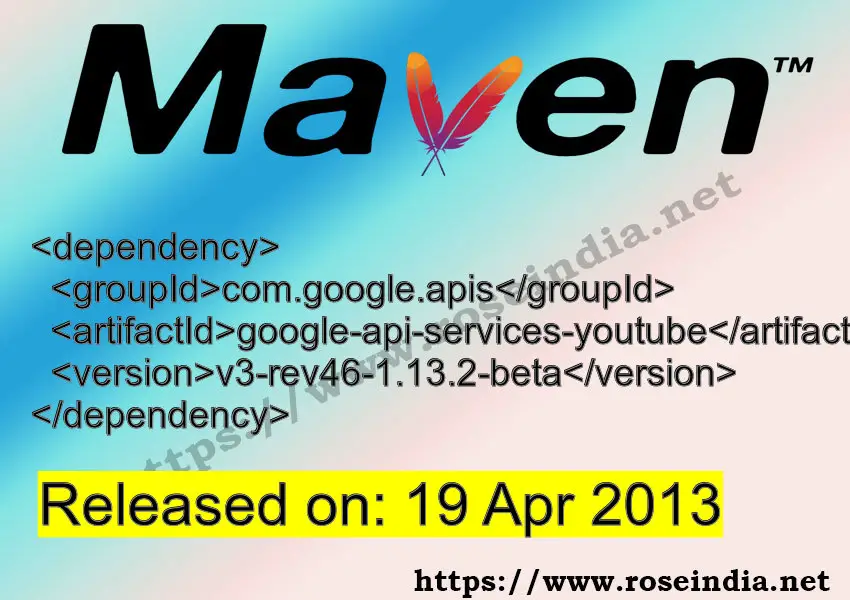 Maven Dependency release