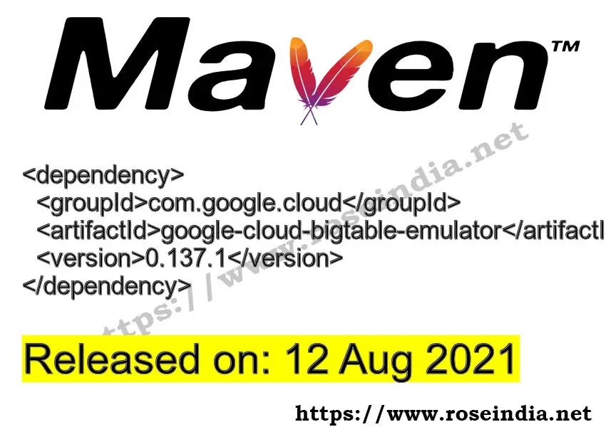 Maven Dependency release